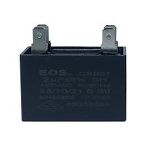 Capacitor Caixa 2 Mfd 450V com 2 Terminais 37mm X 17mm X 27mm EOS Capacitor Caixa 2 Mfd 450V com 2 Terminais 37mm X 17mm X 27mm EOS