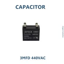 Capacitor caixa 3MFD 440VAC 50/60HZ