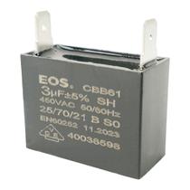 Capacitor Caixa Preto 3 UF 450v