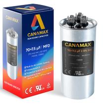 Capacitor Canamax CBB65 Dual Run 70+7,5uF 370-440VAC Capacitor Canamax CBB65 Dual Run 70+7,5uF 370-440VAC