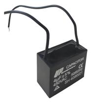 Capacitor Cbb61 4Uf 450Vac Partida Ventilador Motor 220V Aba