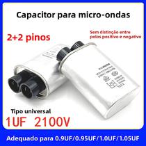 Capacitor De Alta Tensão 1.0UF 2100V Para Forno De Micro-ondas Acessórios Para Forno De Micro-ondas Capacitor De Alta Tensão 1.0UF 2100V Para Forno De Micro-ondas Acessórios Para Forno De Micro-ondas
