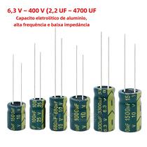 Capacitor De Alumínio De Alta Frequência E Baixo ESR 10V 16V 25V 35V 50V 400V 100UF 220UF 330UF