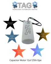 Capacitor de Motor 12uF 127/220V - 1 PEÇA
