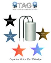 Capacitor de Motor 25uF 250VAC - GPE - 1 PEÇA