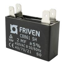 Capacitor de Partida Caixa Preto 2 UF 450v