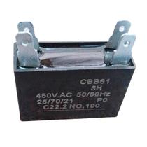 Capacitor De Partida CBB61 1uF 450V (Fast-on)