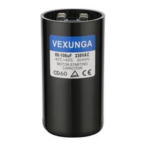 Capacitor de partida do motor VEXUNGA CD60 88-106uF 330VAC redondo