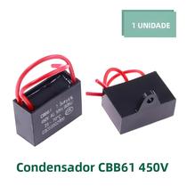 Capacitor De Partida Para Ventilador CBB61 450V De 1UF a 10UF, Capacitores De Ventilador De Tensão