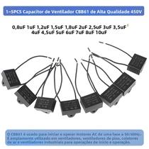 Capacitor De Ventilador CBB61 De Alta Qualidade 450V 0.8-10UF Para Ventiladores De Teto 1PC/5PCS Capacitor De Ventilador CBB61 De Alta Qualidade 450V 0.8-10UF Para Ventiladores De Teto 1PC/5PCS