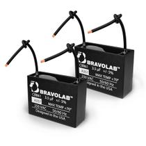 Capacitor de ventilador de teto Bravo Lab CBB61 3.5μF 250VAC 50/60Hz