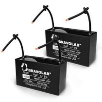 Capacitor de ventilador de teto Bravo Lab CBB61 8μF 250VAC 50/60Hz