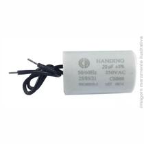 Capacitor do motor da máquina de costura 20uf 250v 50/60hz 5/100 com fio