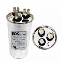 Capacitor Duplo 30+5 Mfd 440V Com Terminal 50mm X 80mm Corpo Aluminio