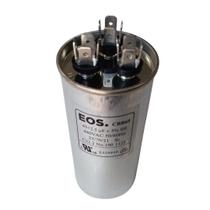 Capacitor duplo 45+2,5 mfd 440v c/ terminal 50x100 aluminio - EOS