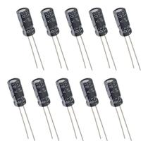 Capacitor Eletrolítico 0,1uF 50V - Kit 10 Peças