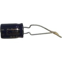 Capacitor Eletrolítico - 1000uf X 6.3v - Kit Com 10 Peças Capacitor Eletrolítico - 1000uf X 6.3v - Kit Com 10 Peças