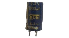 Capacitor Eletrolítico 1000uf X 6.3v - Kit Com 10 Peças