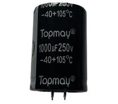 CAPACITOR ELETROLITICO 1000X250V - 1000 UF X 250V - 105º GRAUS