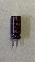 Capacitor Eletrolitico 100uf X 16v 105c Kit Com 10 Pçs