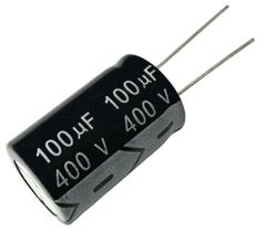 CAPACITOR ELETROLITICO 100X400V - 100UF X 400V - 105º GRAUS