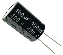 CAPACITOR ELETROLITICO 100X400V - 100UF X 400V 105º GRAUS