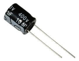 Capacitor Eletrolítico 10uf 400v 10 Uni Capacitor Eletrolítico 10uf 400v 10 Uni