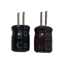 Capacitor Eletrolítico 10uf X 16v - Kit Com 10 Peças