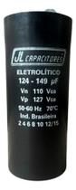 Capacitor Eletrolitico 124-149uF 110V Condensador Motores Capacitor Eletrolitico 124-149uF 110V Condensador Motores