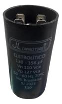 Capacitor Eletrolitico 130-156uF 110V Condensador Motores Eletrodomésticos Partida Capacitor Eletrolitico 130-156uF 110V Condensador Motores Eletrodomésticos Partida