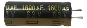 Capacitor Eletrolítico 1800uf 6.3v - Kit C/ 10 Peças