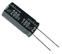 CAPACITOR ELETROLITICO 180X200V - 180UF X 200V - 105º GRAUS