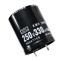 CAPACITOR ELETROLITICO 330X250V - 330UF X 250V - 105º GRAUS