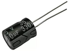 CAPACITOR ELETROLITICO 330X35V - 330UF X 35V - 105º GRAUS