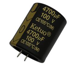 Capacitor eletrolitico 4700x100v - 4700uf x 100v - 105 graus