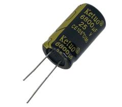 Capacitor eletrolitico 6800x25v - 6800uf x 25v - 105 graus