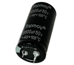 Capacitor eletrolitico 6800x50v - 6800uf x 50v - 105 graus