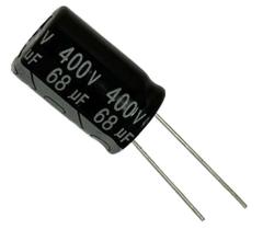 CAPACITOR ELETROLITICO 68X400V - 68UF X 400V - 105º GRAUS