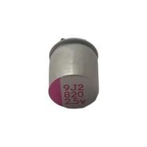 Capacitor Eletrolítico 820uf 2.5v 8x8mm - Kit Com 10 Peças