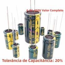 Capacitor Eletrolítico De Alta Frequência 16V-1000UF Tolerância 20% Para Eletrônica Capacitor Eletrolítico De Alta Frequência 16V-1000UF Tolerância 20% Para Eletrônica