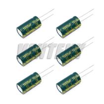 Capacitor Eletrolítico De Alumínio 25V 35V 50V 1000UF Baixo ESR 10pcs Tolerância De Alta Frequência