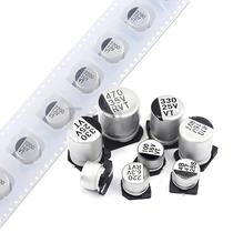 Capacitor Eletrolítico De Alumínio SMD 6.3V-1000UF Pacote Sortido 10PCS 2.2UF-1000UF