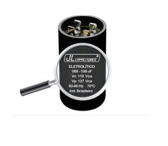 Capacitor eletrolitico de partida 110v 88 - 108uf 36x86