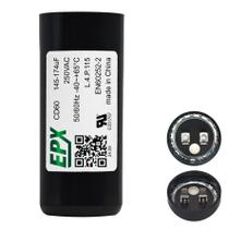 Capacitor Eletrolitico De Partida 145-174uF 250Vac EPX