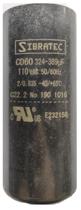 Capacitor eletrolitico de partida 324-389 110v