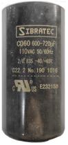 Capacitor eletrolitico de partida 600-720 110v