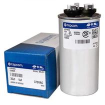 Capacitor Genteq C3355R Dual Round 35/5uF 370V VAC Capacitor Genteq C3355R Dual Round 35/5uF 370V VAC