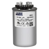 Capacitor JARD 25 + 10uF 370 ou 440VAC redondo de dupla execução Capacitor JARD 25 + 10uF 370 ou 440VAC redondo de dupla execução