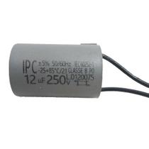 Capacitor P/ Ventilador 2 Fios 12uf 50/60hz 250v Ipc