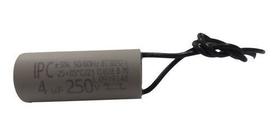 Capacitor P/ Ventilador 2 Fios 4uf 50/60hz 250v Ipc